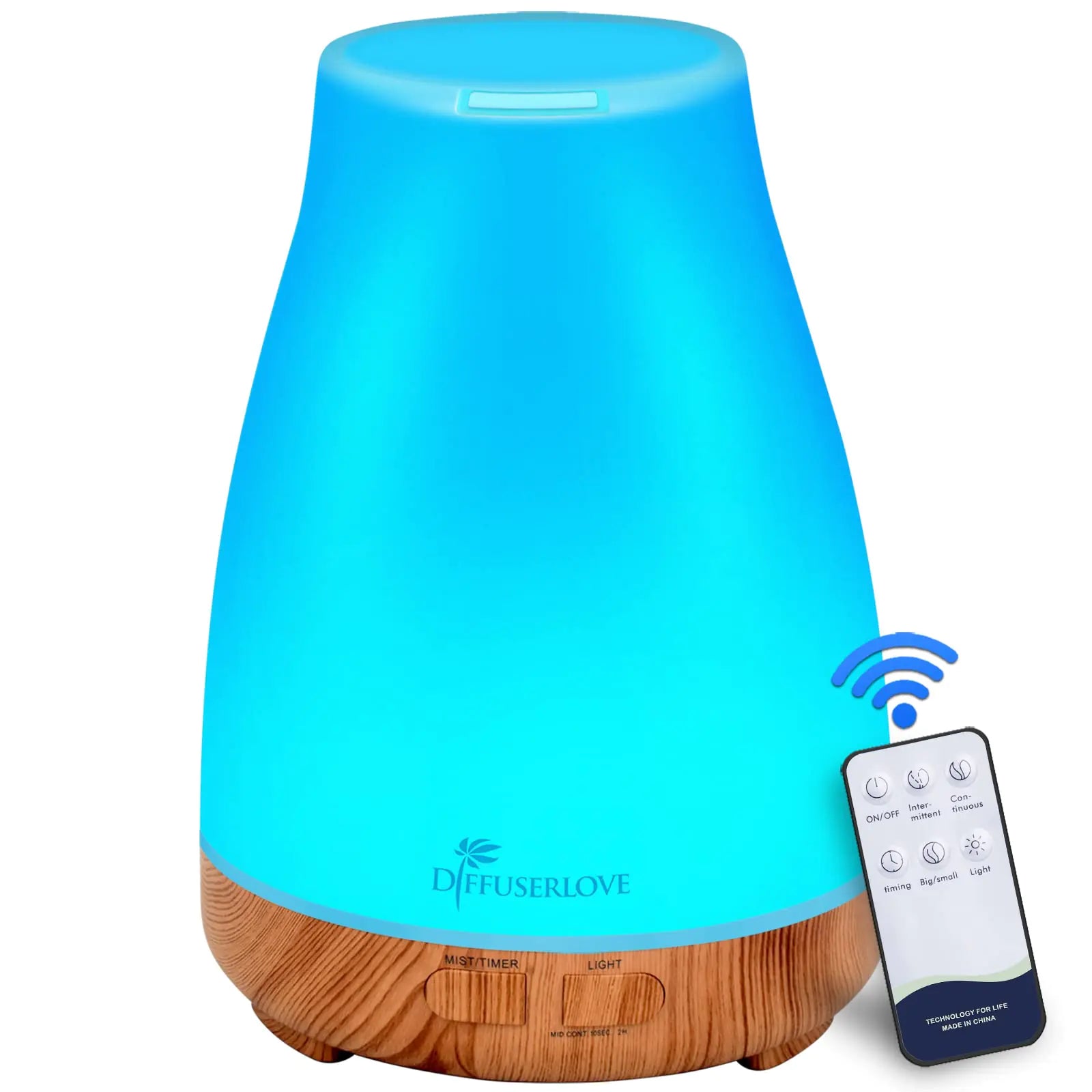 300ML Essential Oil Diffuser with 7 Color LED Lights